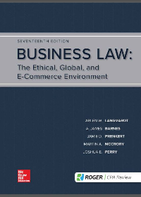 (eBook PDF)Business Law: The Ethical, Global, And E-Commerce Environment by Arlen W. Langvardt, A. James Barnes, Jamie Darin Prenkert, Martin A. McCrory, Joshua E. Perry