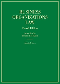 (eBook PDF)Business Organizations Law (Hornbook) 4th Edition  by James D. Cox