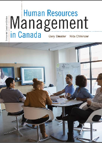 Test Bank for Human Resources Management in Canada 13th Edition