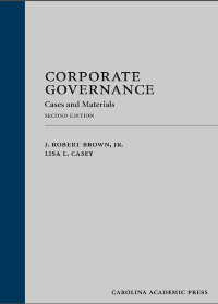 (eBook PDF) Corporate Governance Cases and Materials Second Edition