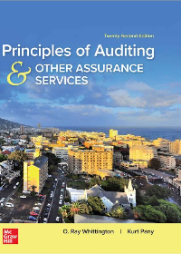 Test Bank for Principles of Auditing & Other Assurance Services 22E by Ray Whittington , Kurt Pany 