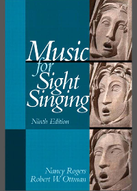 Music for Sight Singing 9th Edition by Nancy Rogers