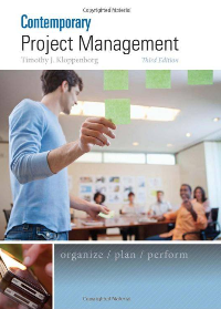 (eBook PDF) Contemporary Project Management 3th Edition