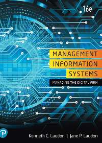 Solution manual for Management Information Systems: Managing the Digital Firm 16th Edition by Kenneth C. Laudon , Jane P. Laudon 