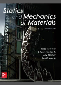 (eBook PDF)Statics and Mechanics of Materials 2nd Edition by Ferdinand P. Beer, E. Russell Johnston, Jr., John T. DeWolf, David F. Mazurek