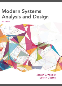 Modern Systems Analysis and Design 8th Edition by Joseph S. Valacich