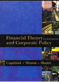 Solution manual for Financial Theory and Corporate Policy 4th Edition