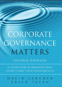(eBook PDF) Corporate Governance Matters 2nd Edition