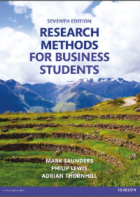 Solution manual for Research Methods for Business Students 7th Edition