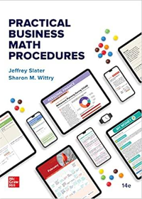 (eBook PDF)Practical Business Math Procedures 14th Edition  by Jeffrey Slater, Sharon Wittry 