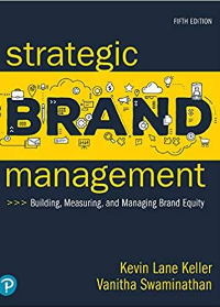 (eBook PDF)Strategic Brand Management, 5th Edition  by Kevin Lane Keller , Vanitha Swaminathan  Pεαγs0η; 5 edition (January 11, 2019)