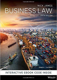 (eBook PDF)Business Law 5th Edition by Nickolas James , Timothy Thomas 