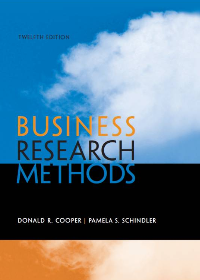 (eBook PDF) Business Research Methods 12th Edition