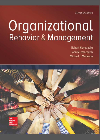 Test Bank for Organizational Behavior and Management 11th Edition