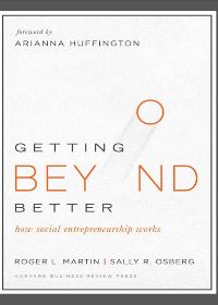 (eBook PDF) Getting Beyond Better: How Social Entrepreneurship Works