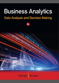 Test Bank for Business Analytics: Data Analysis & Decision Making 5th Edition
