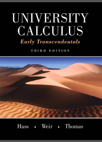 Test Bank for University Calculus, Early Transcendentals 3rd Edition