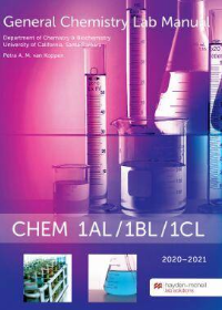 (eBook PDF)General Chemistry Laboratory Manual 2020-2021 by Petra A.M. van Koppen