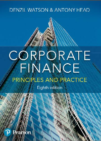 (Test Bank)Corporate Finance 8th Edition by Denzil Watson, Antony Head Pearson (2 Dec. 2019)