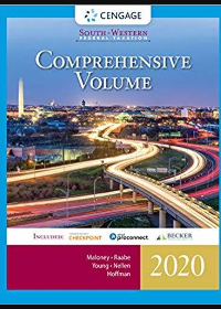 Test Bank fro South-Western Federal Taxation 2020: Comprehensive 43rd Edition by David M. Maloney , William A. Raabe , James C. Young , Annette Nellen , William H. Hoffman 