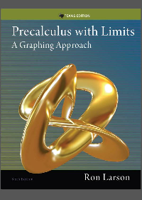 (eBook PDF) Precalculus with Limits: A Graphing Approach, Texas Edition 6th Edition
