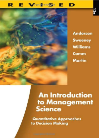 Test Bank for An Introduction to Management Science13th Edition