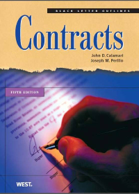 (eBook PDF) Calamari and Perillo's Black Letter Outline on Contracts 5th Edition