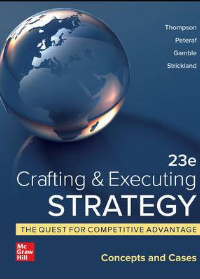(eBook PDF)ISE Crafting and Executing Strategy Concepts and Cases 23rd Edition  by Thompson and Margaret Peteraf 