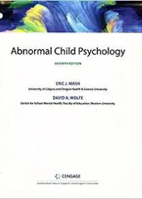 (eBook PDF) Abnormal Child Psychology , 7th Edition by David A. Wolfe Eric J. Mash