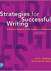 (eBook PDF)Strategies for Successful Writing: A Rhetoric, Research Guide, Reader and Handbook 12th by James Reinking