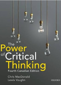(eBook PDF) The Power of Critical Thinking: Fourth Canadian Edition