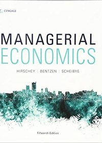 (eBook PDF)Managerial Economics 15th Edition by Carsten Scheibye , Mark Hirschey , Eric Bentzen  Cengage Learning EMEA; 15th edition edition (14 Feb. 2019)