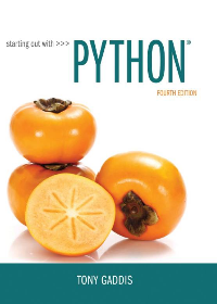 (eBook PDF)Starting Out with Python, 4th Edition by Tony Gaddis