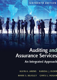 (eBook PDF) Auditing and Assurance Services 16th Edition