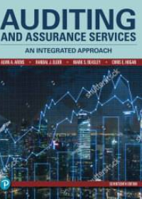 (Test Bank)Auditing and Assurance Services, 17th Edition by Alvin Arens , Randal J Elder , Mark Beasley  Pearson; 17 edition (May 25, 2019)