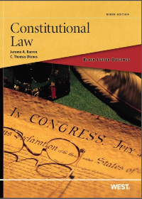 (eBook PDF) Barron and Dienes's Black Letter Outline on Constitutional Law 9th Edition