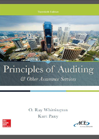 Solution manual for Principles of Auditing & Other Assurance Services 20th Edition