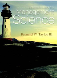 Solution manual for Introduction to Management Science 11th Edition