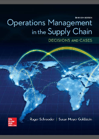 (eBook PDF) Operations Management in the Supply Chain Decisions and Cases 7th Edition by Roger Schroeder