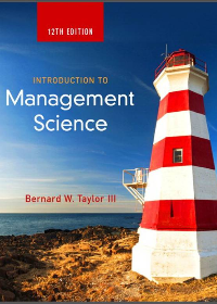 Introduction to Management Science 12th Edition