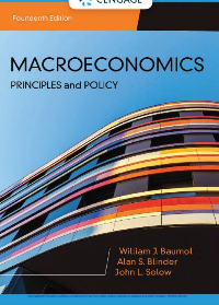 (Test Bank)Macroeconomics: Principles and Policy 14th Edition by William J. Baumol , Alan S. Blinder