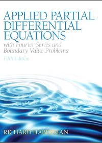 Solution manual for Applied Partial Differential Equations 5th Edition