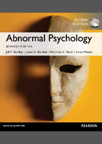 (eBook PDF)Abnormal Psychology 17th Global Edition by Butcher, James Neal, Hooley, Jill M., Mineka, Susan, Nock, Matthew K  Pearson