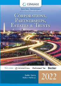 Test Bank for South-Western Federal Taxation 2022: Corporations, Partnerships, Estates and Trusts 45th Edition by William A. Raabe, James C. Young