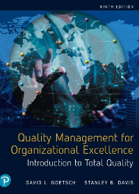 (eBook PDF)Quality Management for Organizational Excellence 9th Edition by David L. Goetsch; Stanley Davis
