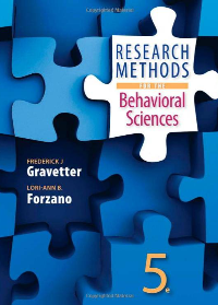 Test Bank for Research Methods for the Behavioral Sciences 5th Edition