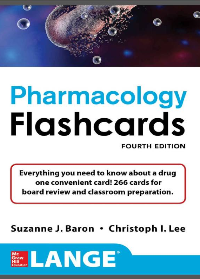 (eBook PDF)LANGE Pharmacology Flashcards Fourth Edition by Suzanne Baron, Christoph Lee