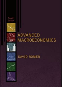 Solution manual for Advanced Macroeconomics 4th Edition