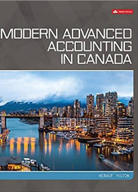 (Test Bank)Modern Advanced Accounting in Canada, 9th Canadian Edition by  Darrell Herauf , Murray Hilton 
