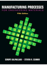 Solution manual for Manufacturing Processes for Engineering Materials 5th Edition